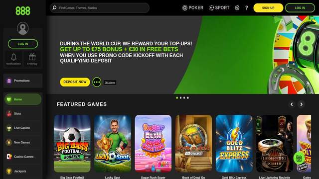 888sport casino screenshot